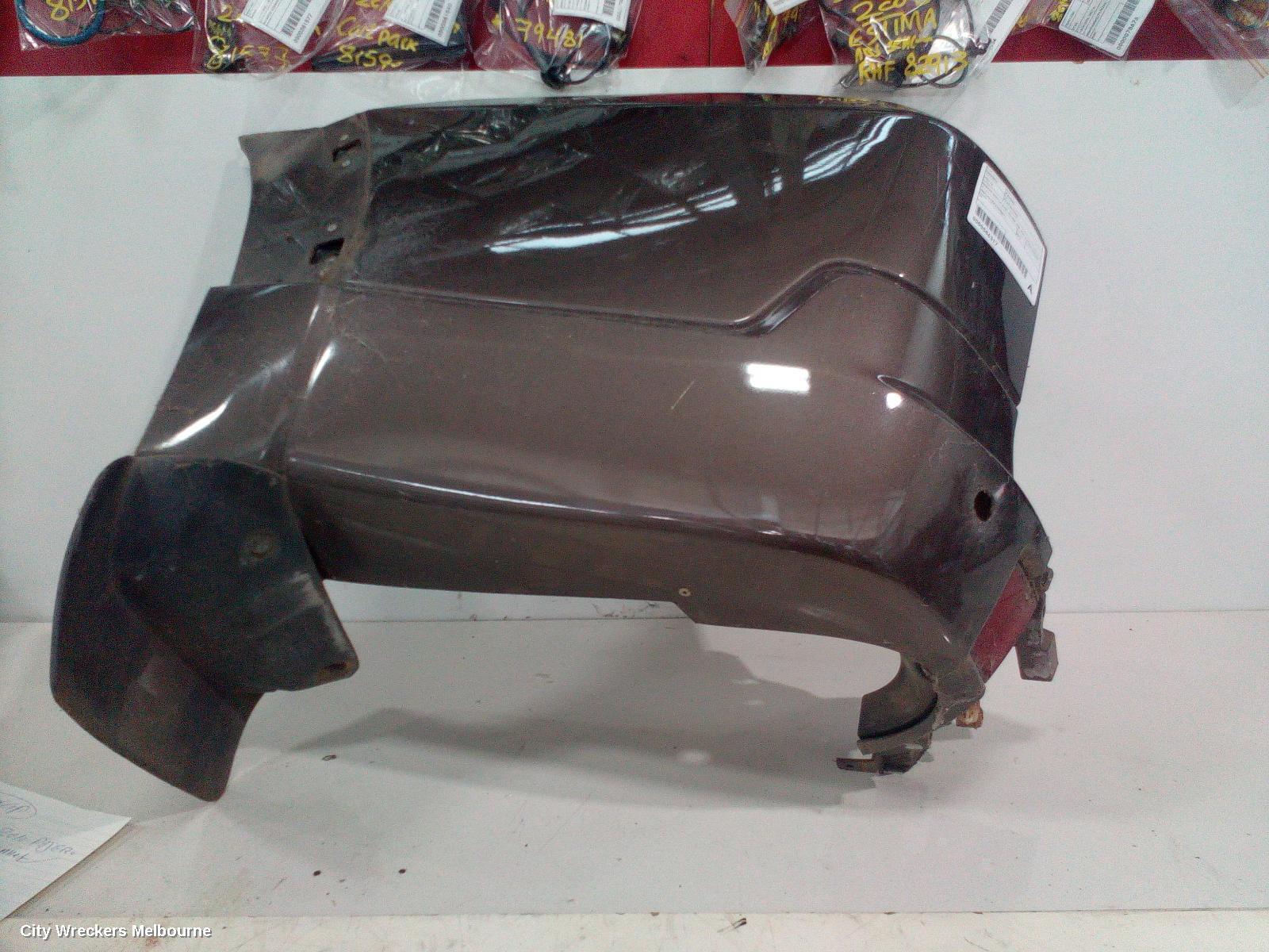 MITSUBISHI PAJERO 2011 Rear Bumper