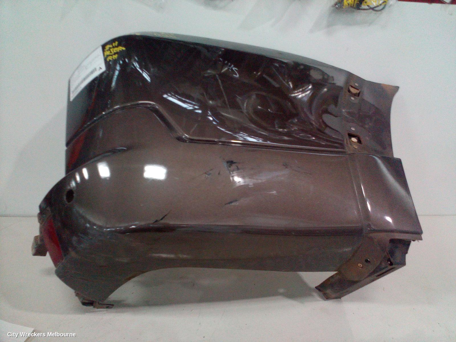 MITSUBISHI PAJERO 2011 Rear Bumper