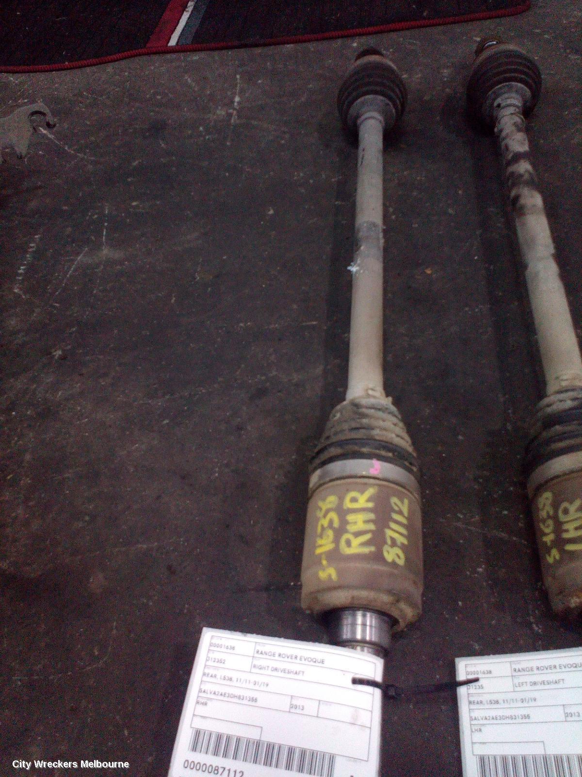 LAND ROVER RANGEROVER EVOQUE 2013 Right Driveshaft