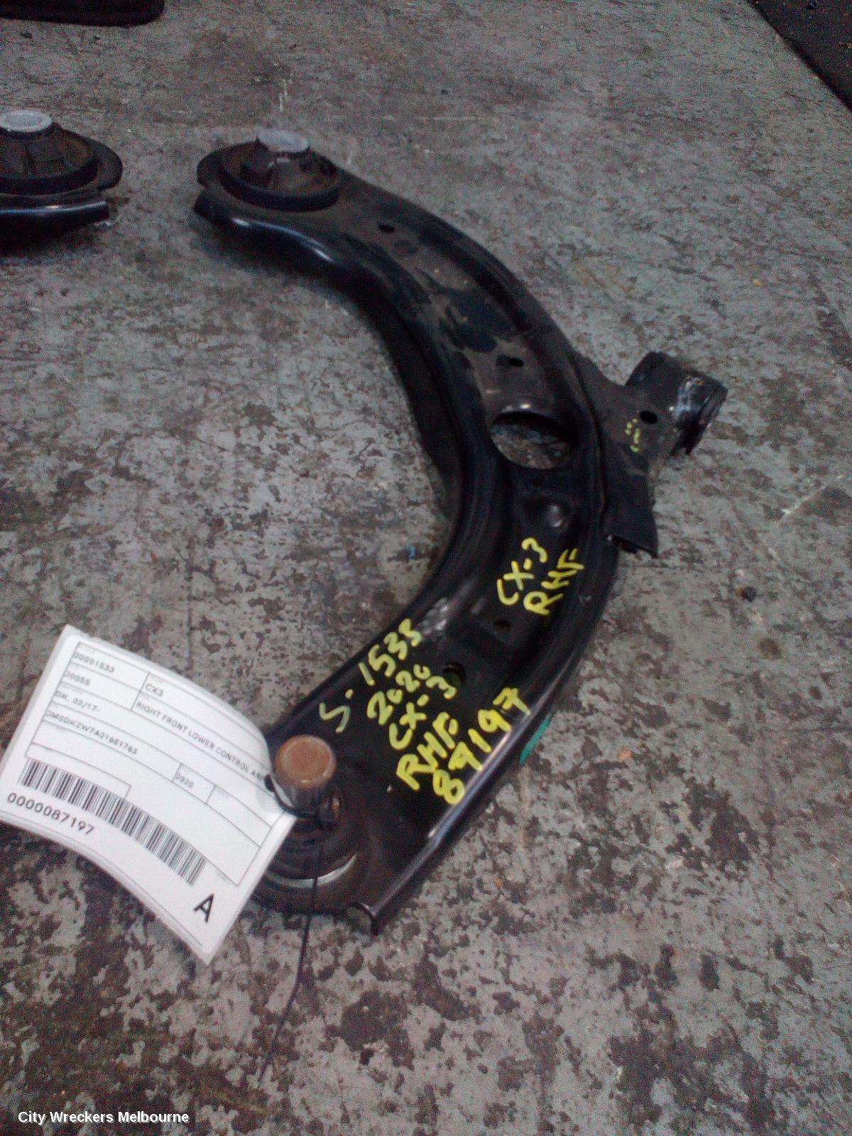 MAZDA CX3 2020 Right Front Lower Control Arm