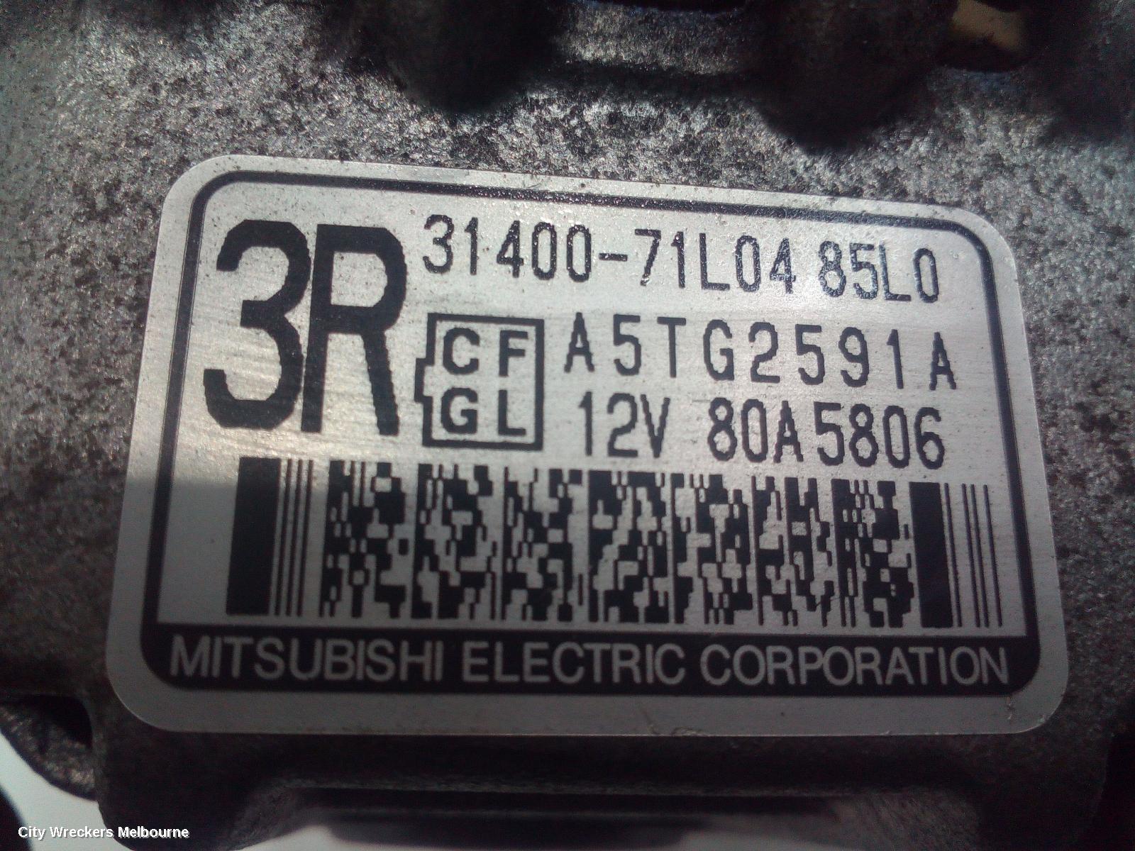 SUZUKI SWIFT 2015 Alternator