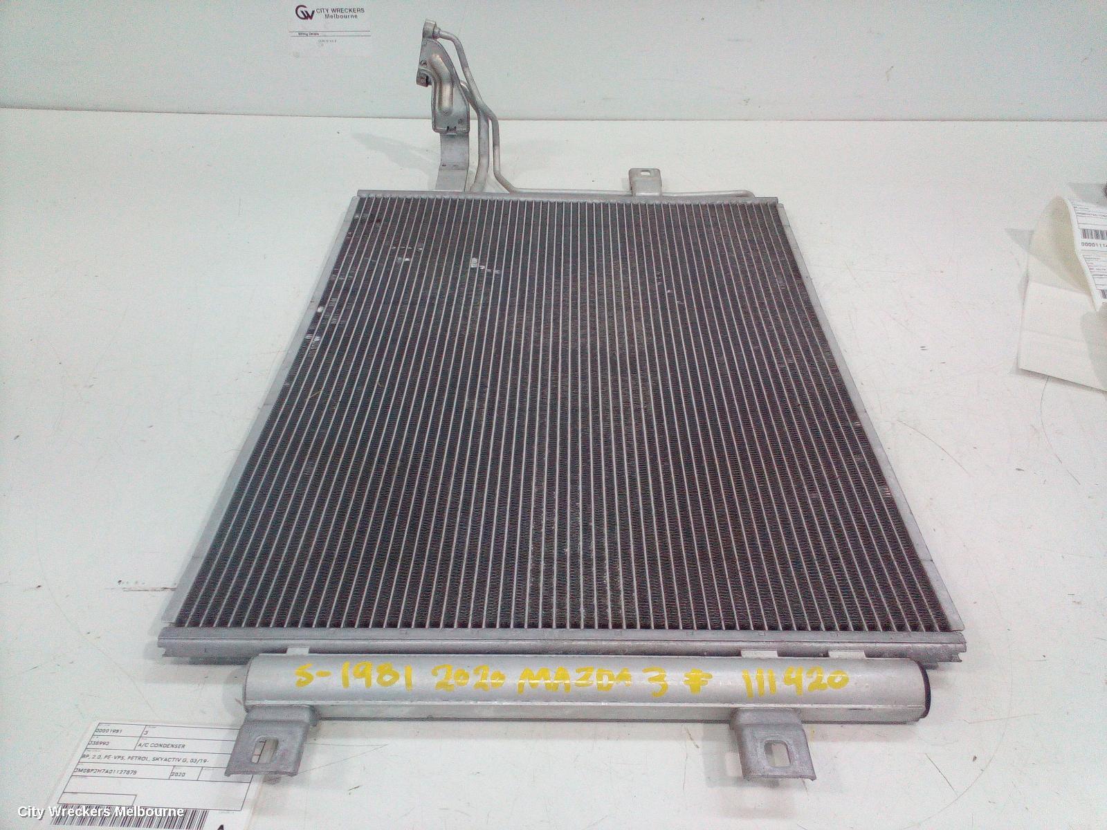 MAZDA 3 2020 A/C Condenser