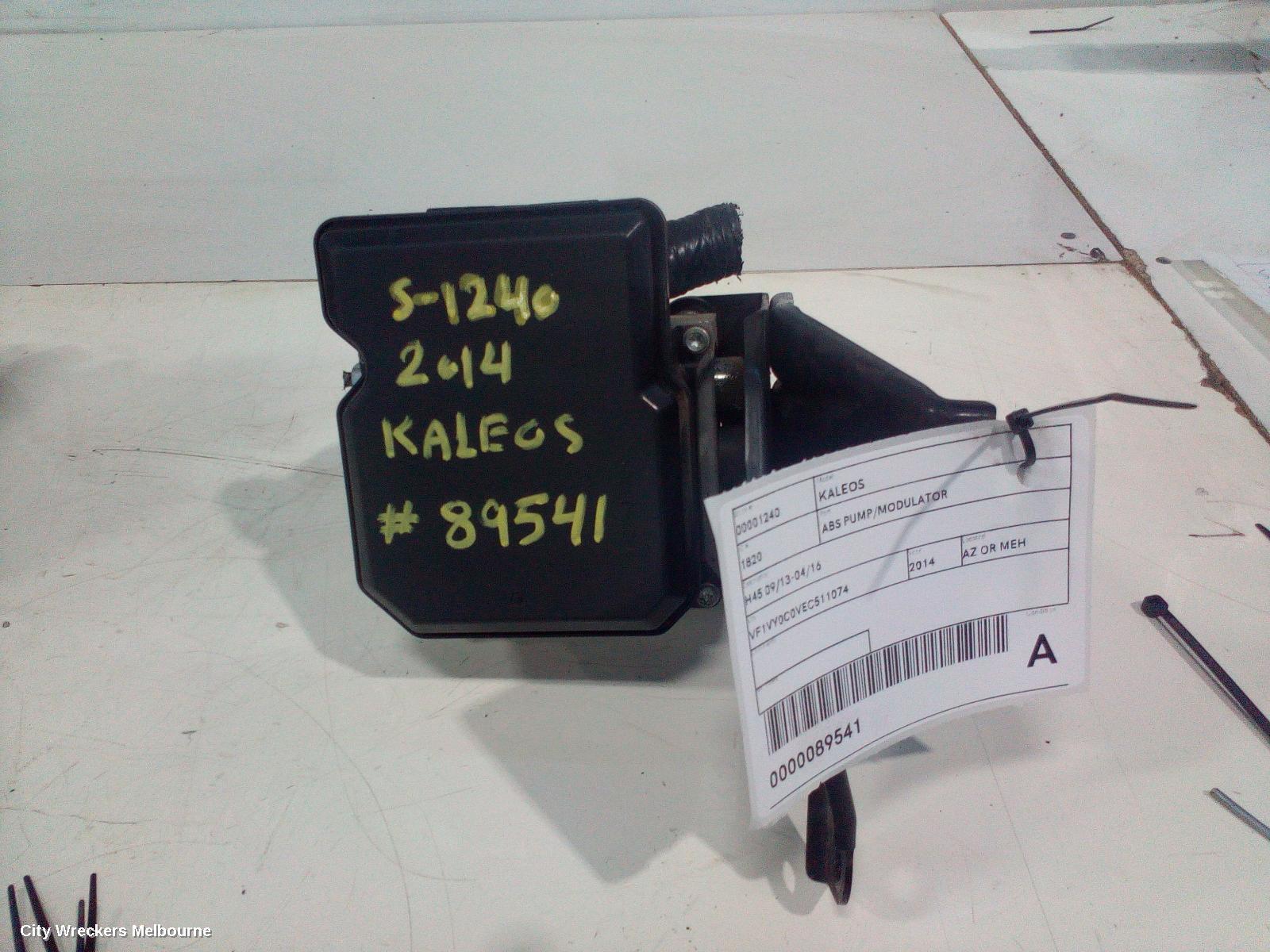 RENAULT KALEOS 2014 Abs Pump/Modulator