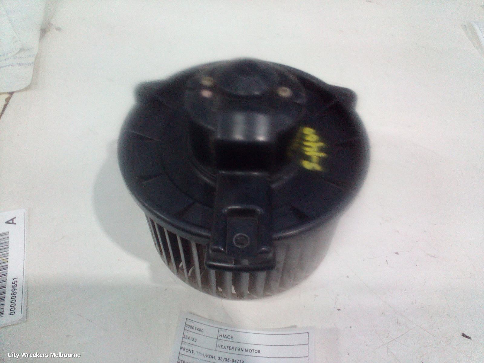 TOYOTA HIACE 2009 Heater Fan Motor