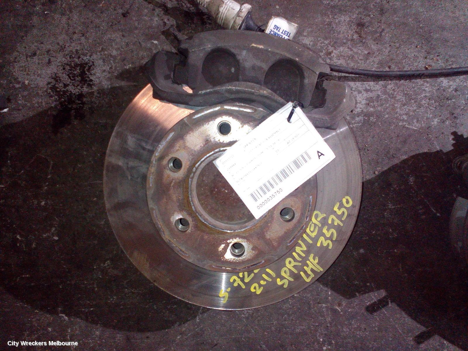 MERCEDES SPRINTER 2011 Left Front Hub Assembly