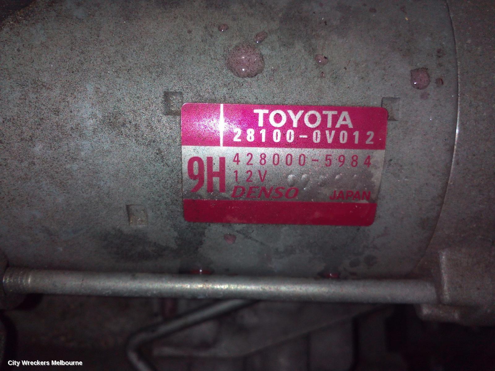 TOYOTA CAMRY 2016 Starter