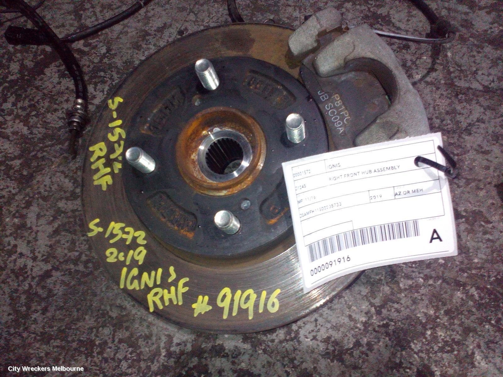 SUZUKI IGNIS 2019 Right Front Hub Assembly