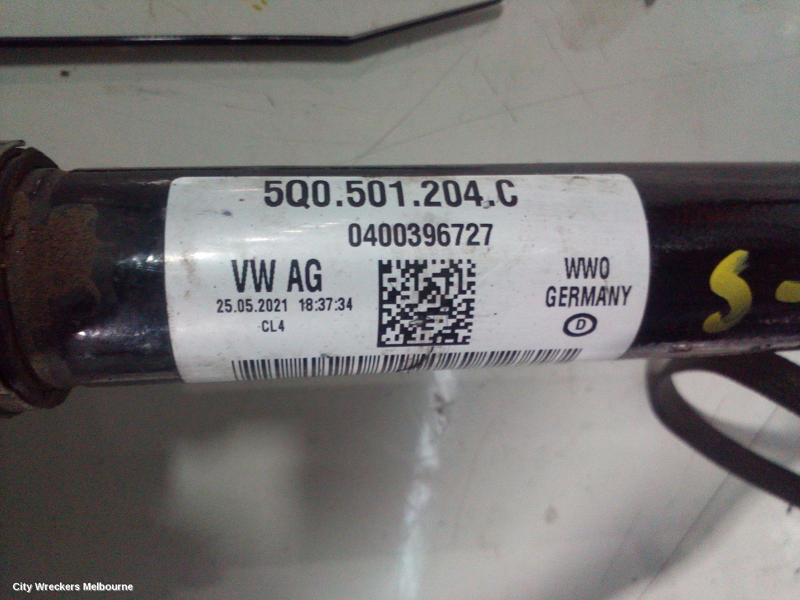 VOLKSWAGEN T-ROC 2021 Right Driveshaft