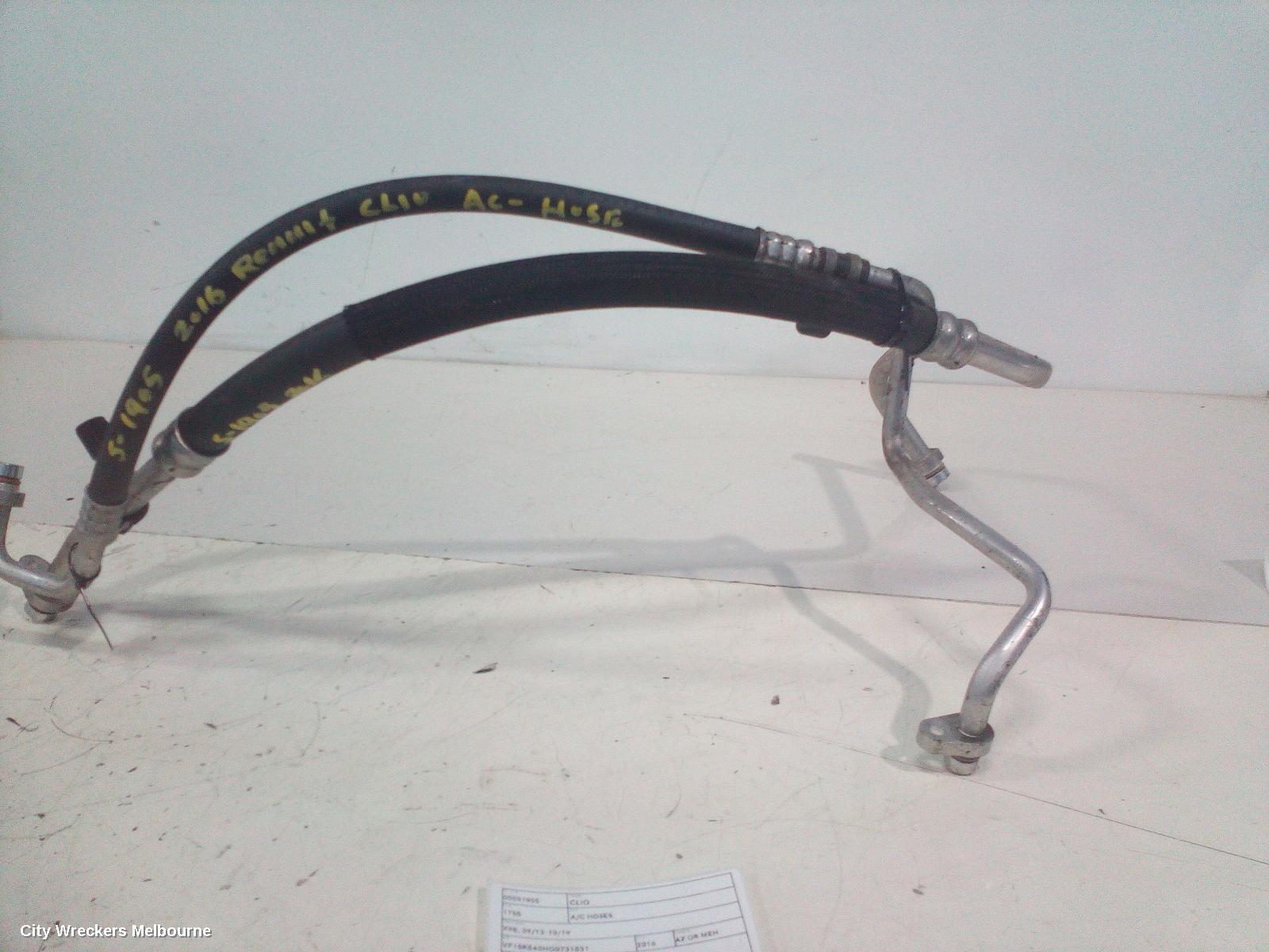 RENAULT CLIO 2016 A/C Hoses