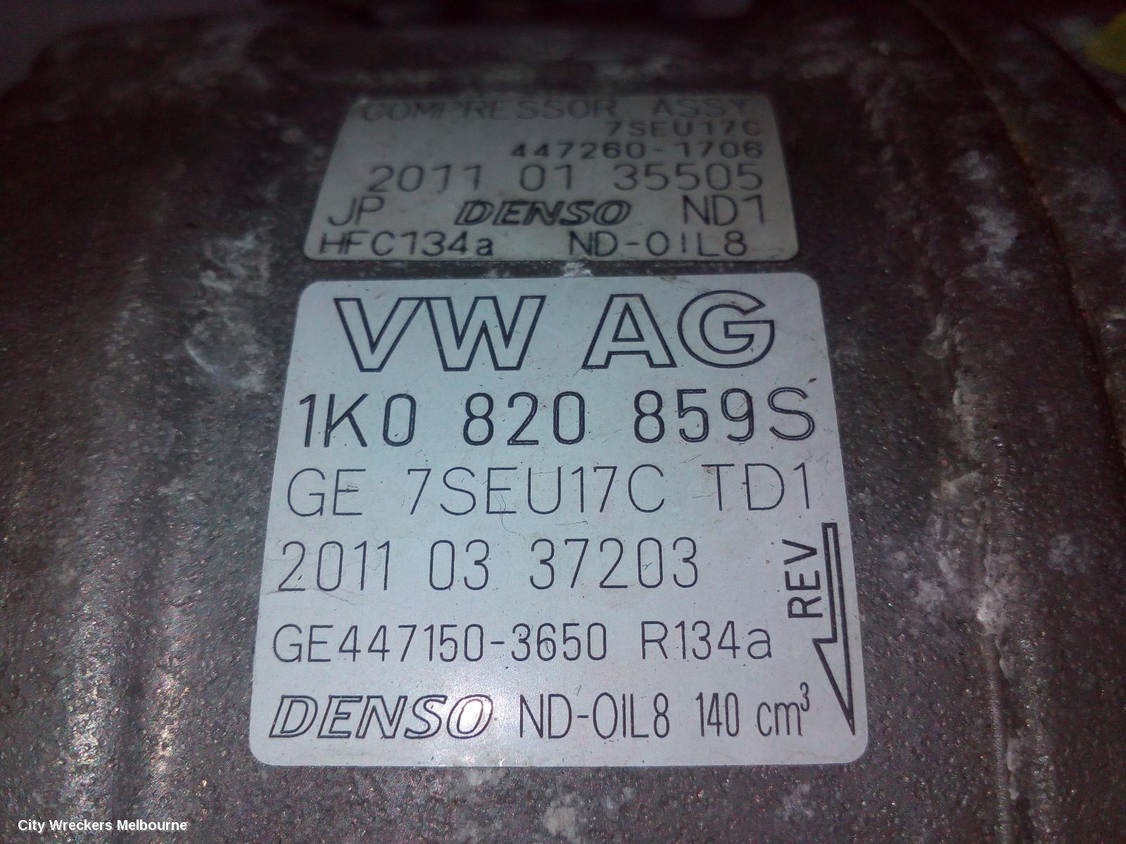 VOLKSWAGEN TIGUAN 2011 A/C Compressor