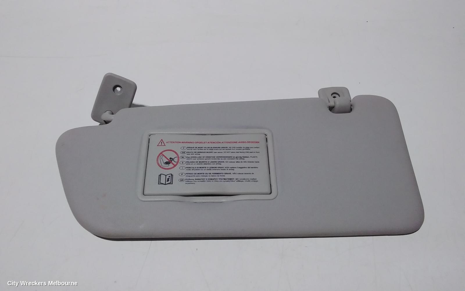 PEUGEOT 308 2012 Sunvisor