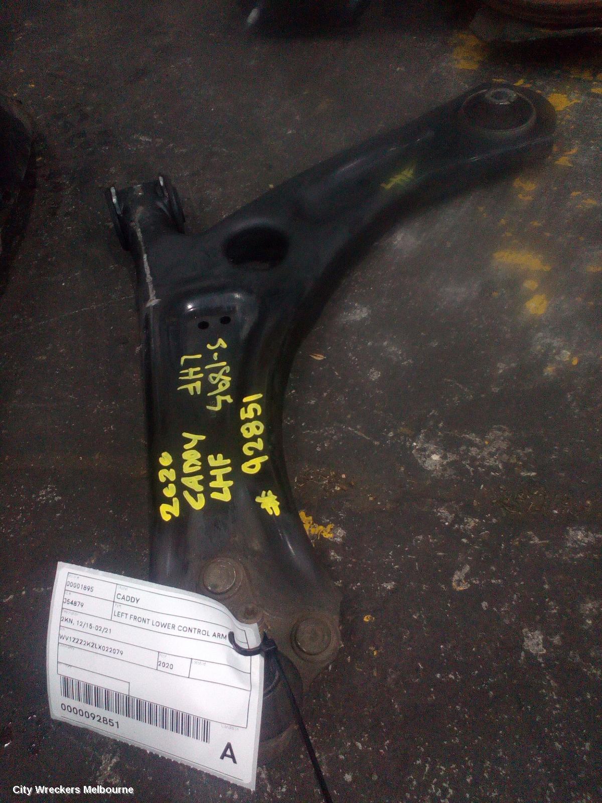 VOLKSWAGEN CADDY 2020 Left Front Lower Control Arm