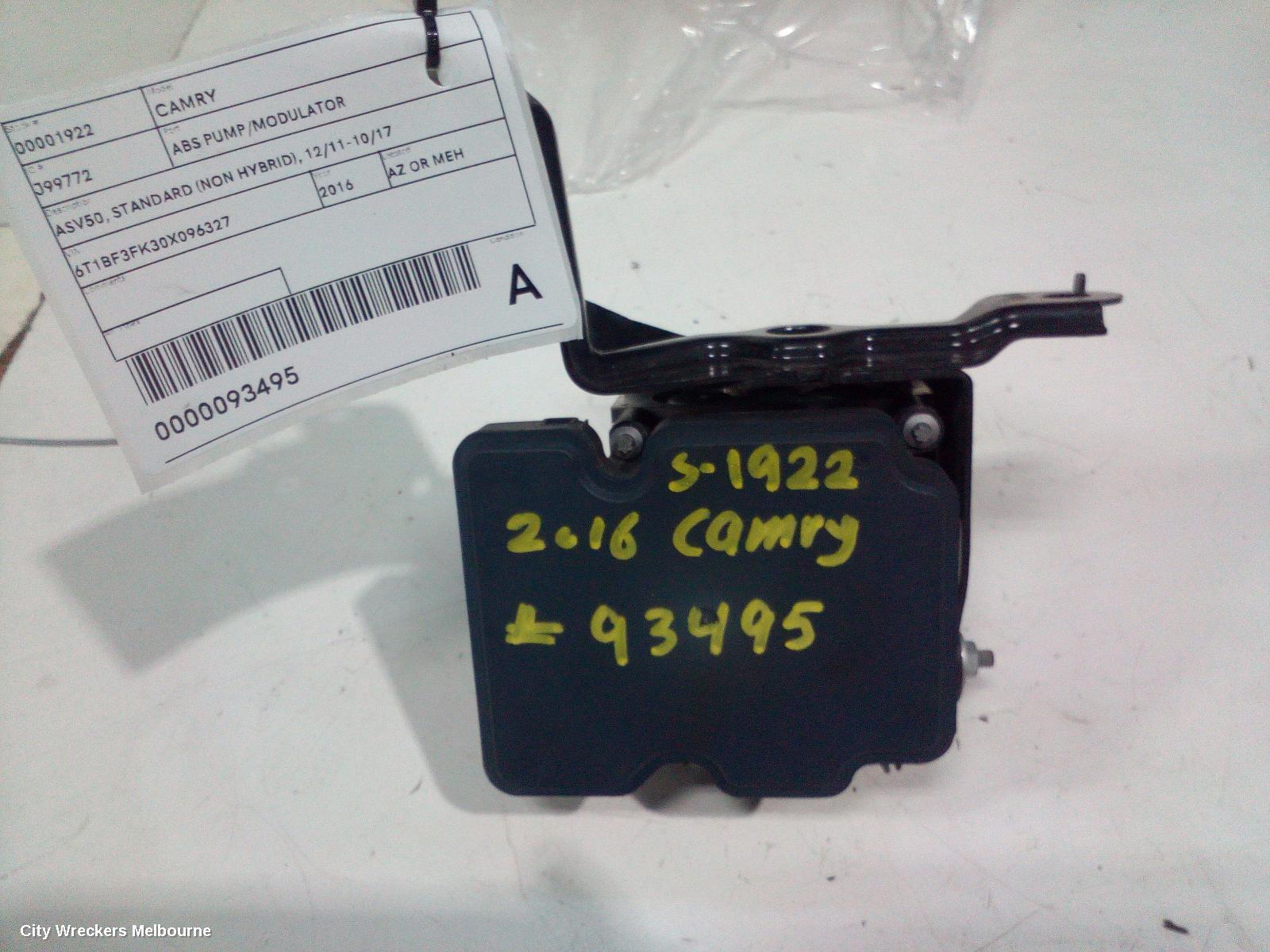 TOYOTA CAMRY 2016 Abs Pump/Modulator