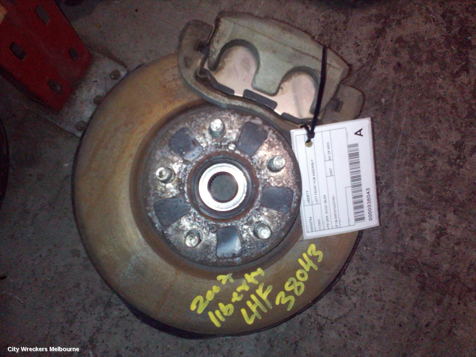 SUBARU LIBERTY 2007 Left Front Hub Assembly