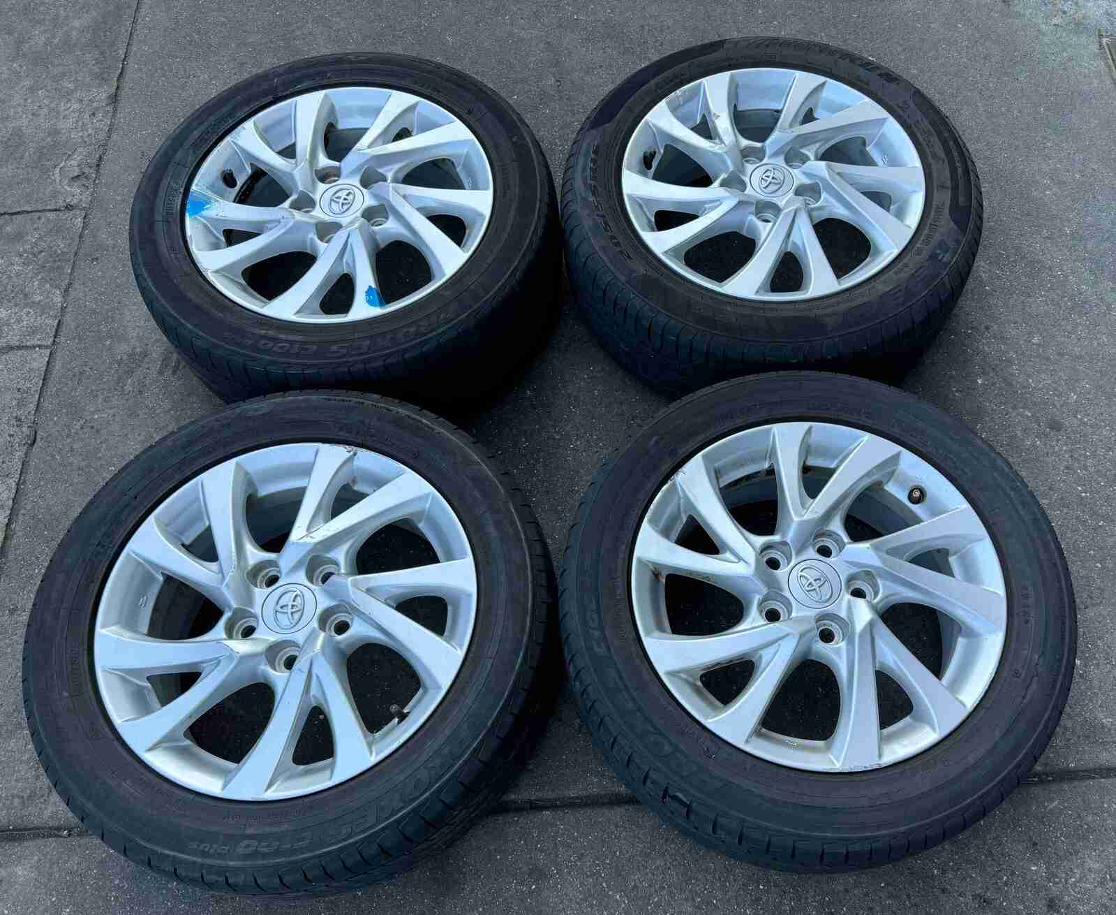 Set of Alloy Wheels to suit TOYOTA COROLLA 2012 ~ 2018