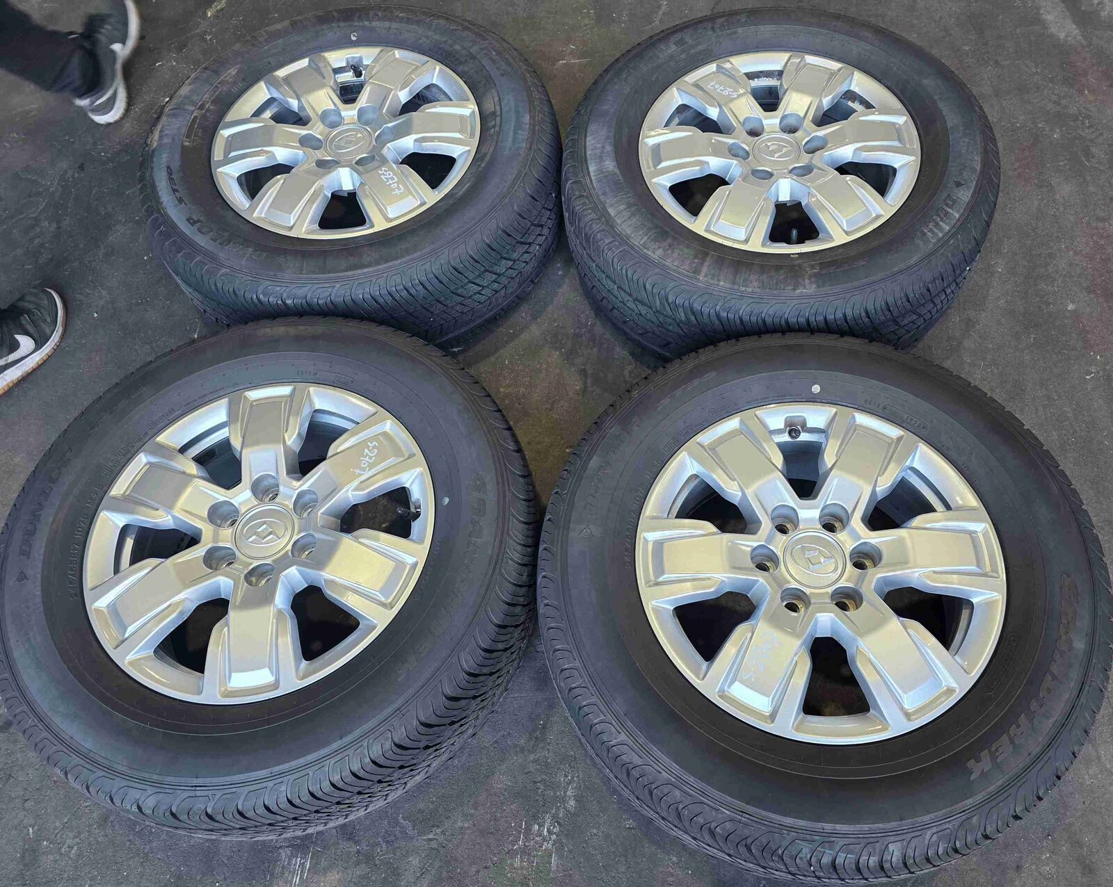 LDV T60 Set of 18inch Alloy wheels with tyres from 2020~2025